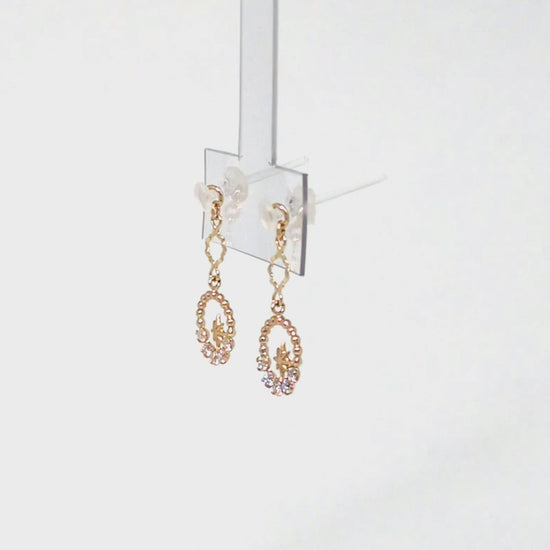 [Palette] 10K Moissanite Charms [Andromeda] (Yellow Gold) - Product Video