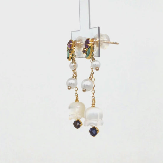 925 Sterling Silver / 10K / Gold Filled Blueberry Earrings - Product Video