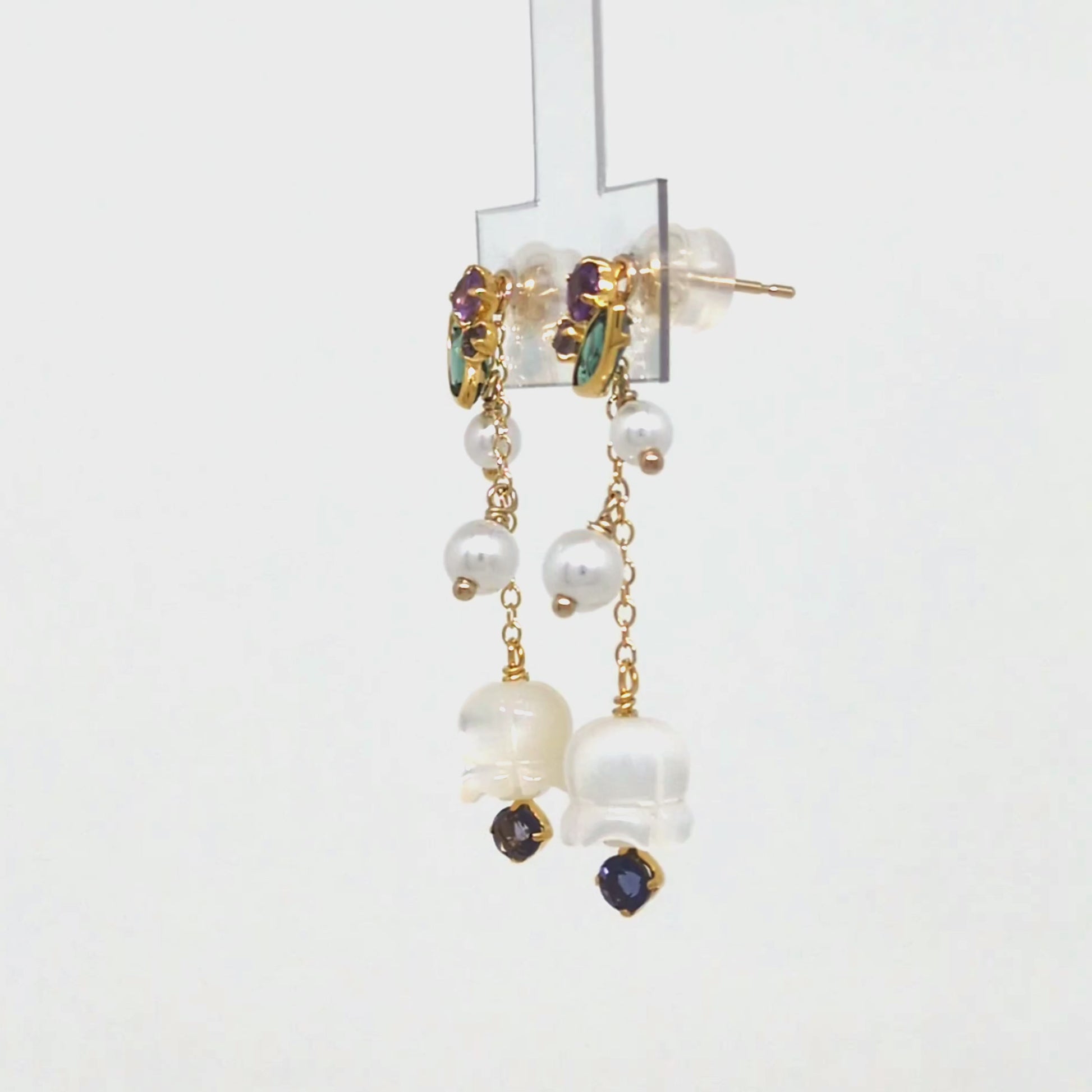 925 Sterling Silver / 10K / Gold Filled Blueberry Earrings - Product Video