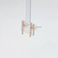 10K Vertical Line Stud Earrings (Yellow Gold) - Product Video