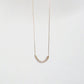10K Moissanite Melee Decollete Line Necklace (Yellow Gold) - Product Video