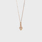 10K Diamond Necklace [Myrtle] (Rose Gold) - Product Video