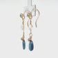 [Palette] Gold Filled Kyanite Charm Set Earrings [Radiance] (Large Link) - Product Video