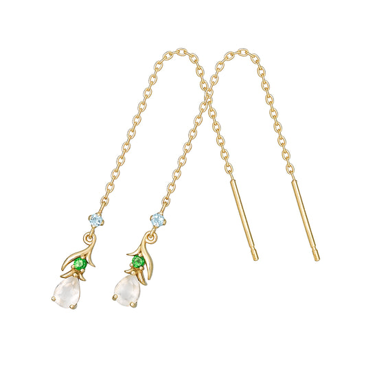 [Birth Flower Jewelry] January Snowdrop Earrings - Product Image