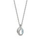 10K White Gold Diamond Tier Design Necklace - Product Image