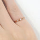10K Rose Gold Diamond Pinky Ring - Model Image