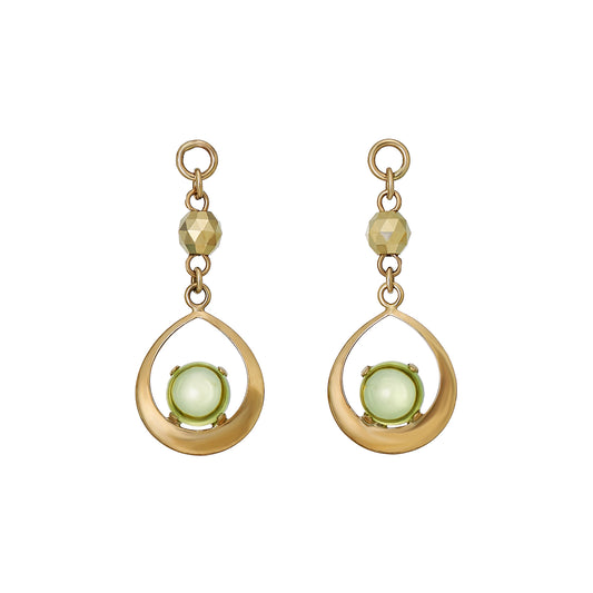 [Palette] 10K Yellow Gold Peridot Charms - Product Image