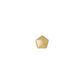 [Second Earrings] 18K Yellow Gold Pentagonal Single Earring - Product Image