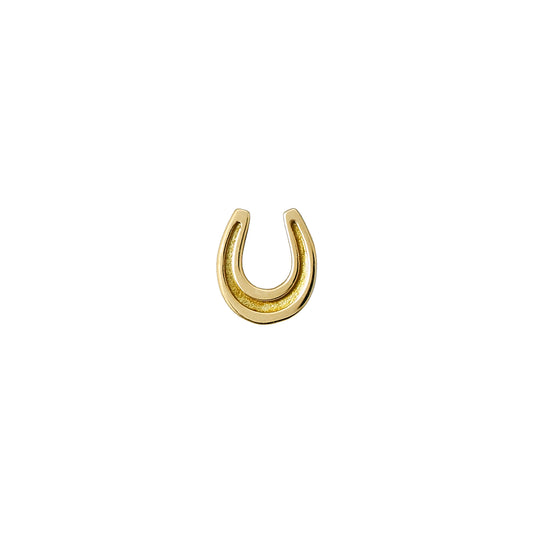 [Second Earrings] 18K Yellow Gold Horseshoe Single Earring - Product Image