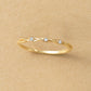 10K Yellow Gold Diamond Twisted Ring - Product Image