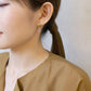 [Palette] 10K Yellow Gold Ametrine Drop Charms For Hoop Earrings - Model Image