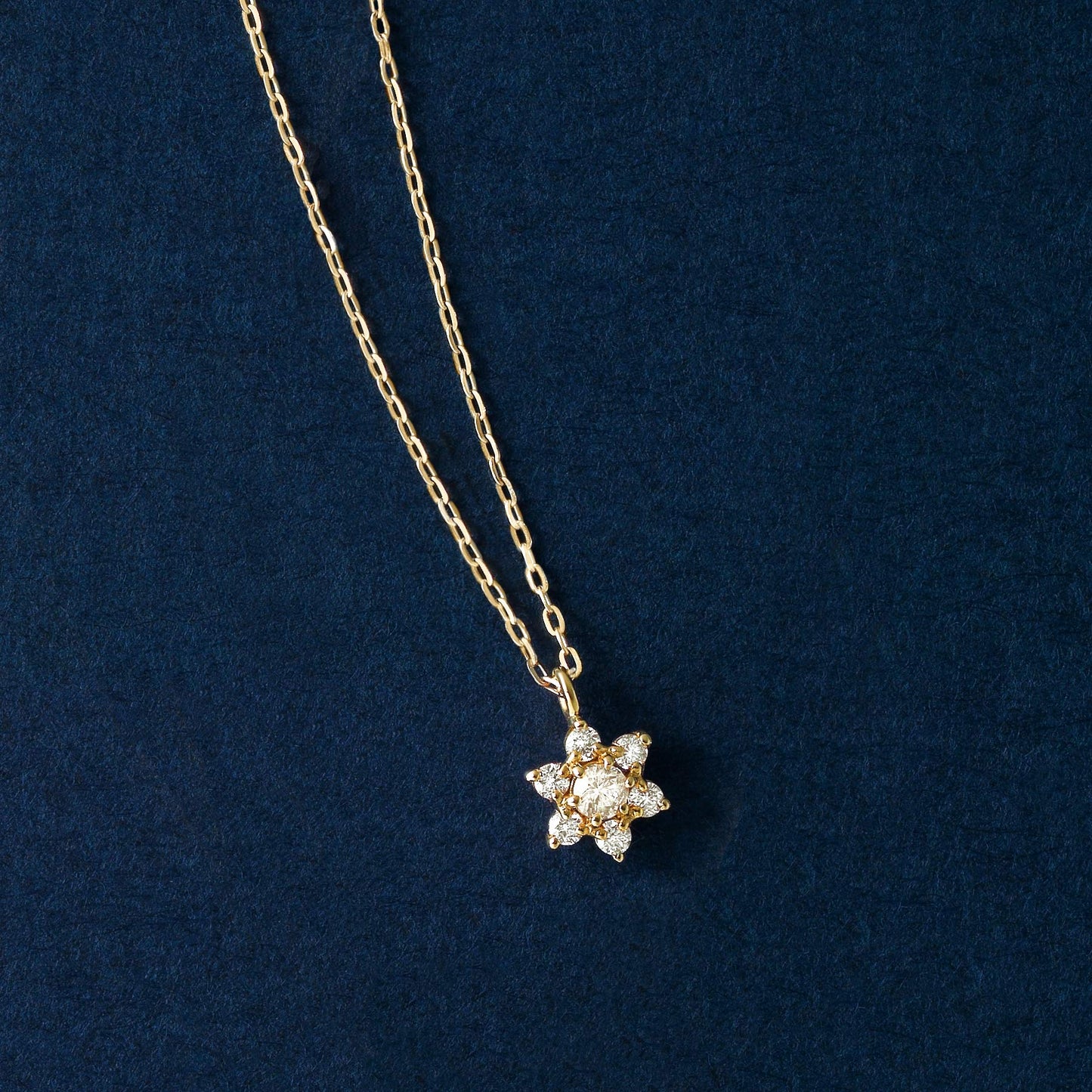 10K Yellow Gold Diamond Lumiere Mini Necklace - Product Image