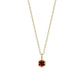 10K Yellow Gold Garnet Starlet Birthstone Necklace - Product Image