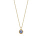 10K Yellow Gold Tanzanite Full Bloom Birthstone Necklace - Product Image