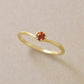 10K Yellow Gold Garnet Birthstone Ring [Starlet] - Product Image