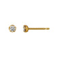 [Second Earrings] 18K Yellow Gold Diamond Earrings 0. 16ct - Product Image