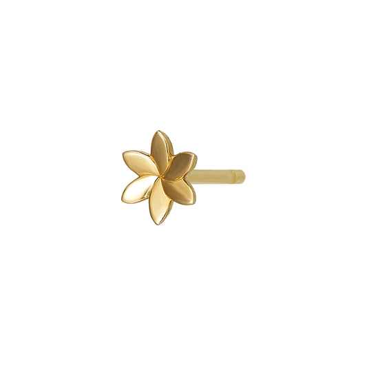 [Second Earrings] 18K Yellow Gold 6 Flower Single Earring - Product Image