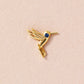 [GARDEN] 18K/10K Hummingbird Single Earring (Yellow Gold) - Product Image