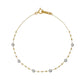 18K White Gold / Yellow Gold Glittering Bracelet - Product Image