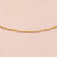 [GARDEN] 10K Screw Chain 40cm (Yellow Gold) - Product Image