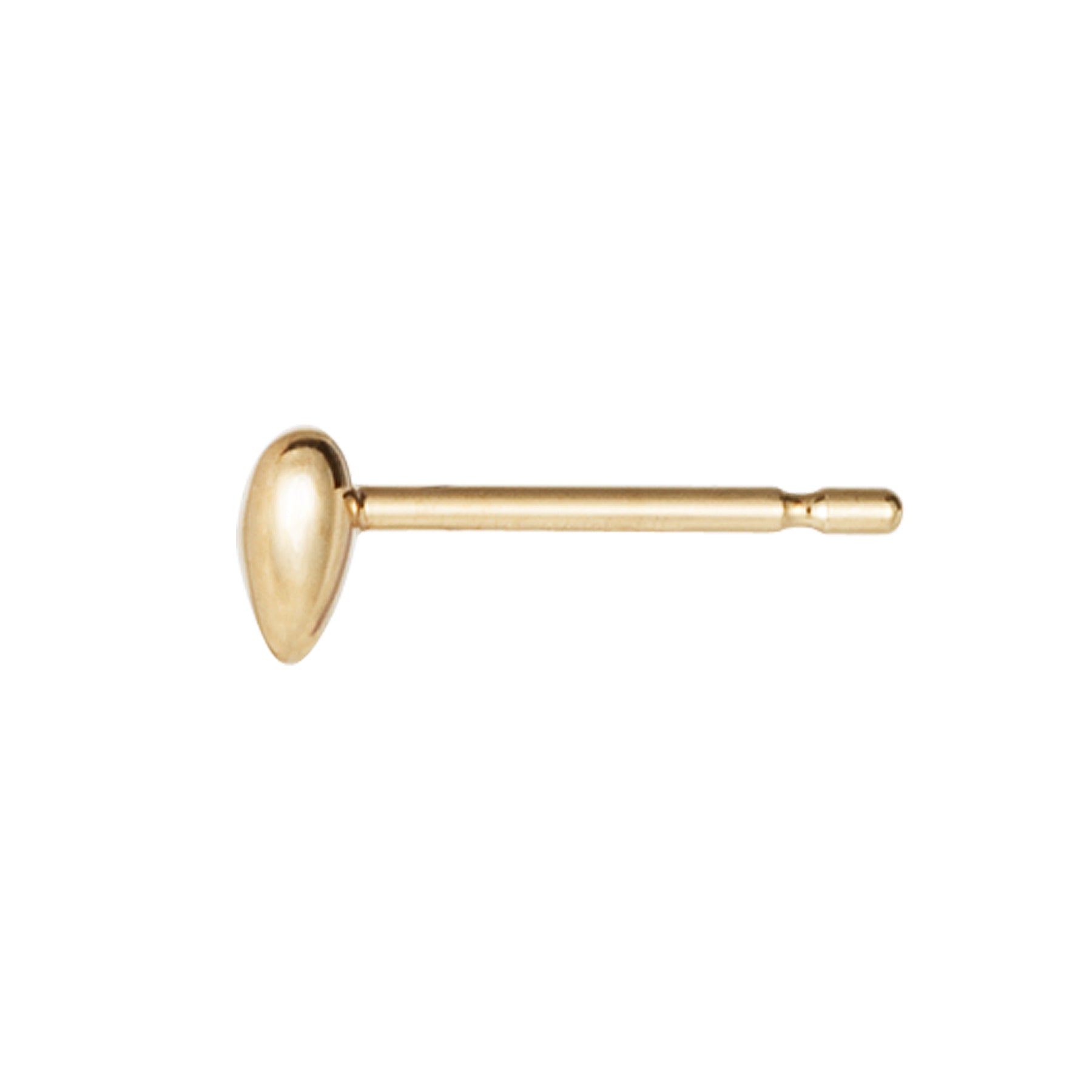 [Second Earrings] 18K Yellow Gold Heart Earrings - Product Image