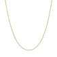 10K Cut Ball Chain Necklace 50cm (Yellow Gold) - Product Image