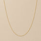 10K Cut Ball Chain Necklace 50cm (Yellow Gold) - Product Image