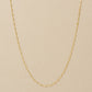 10K Petal Chain Necklace 60cm (Yellow Gold) - Product Image