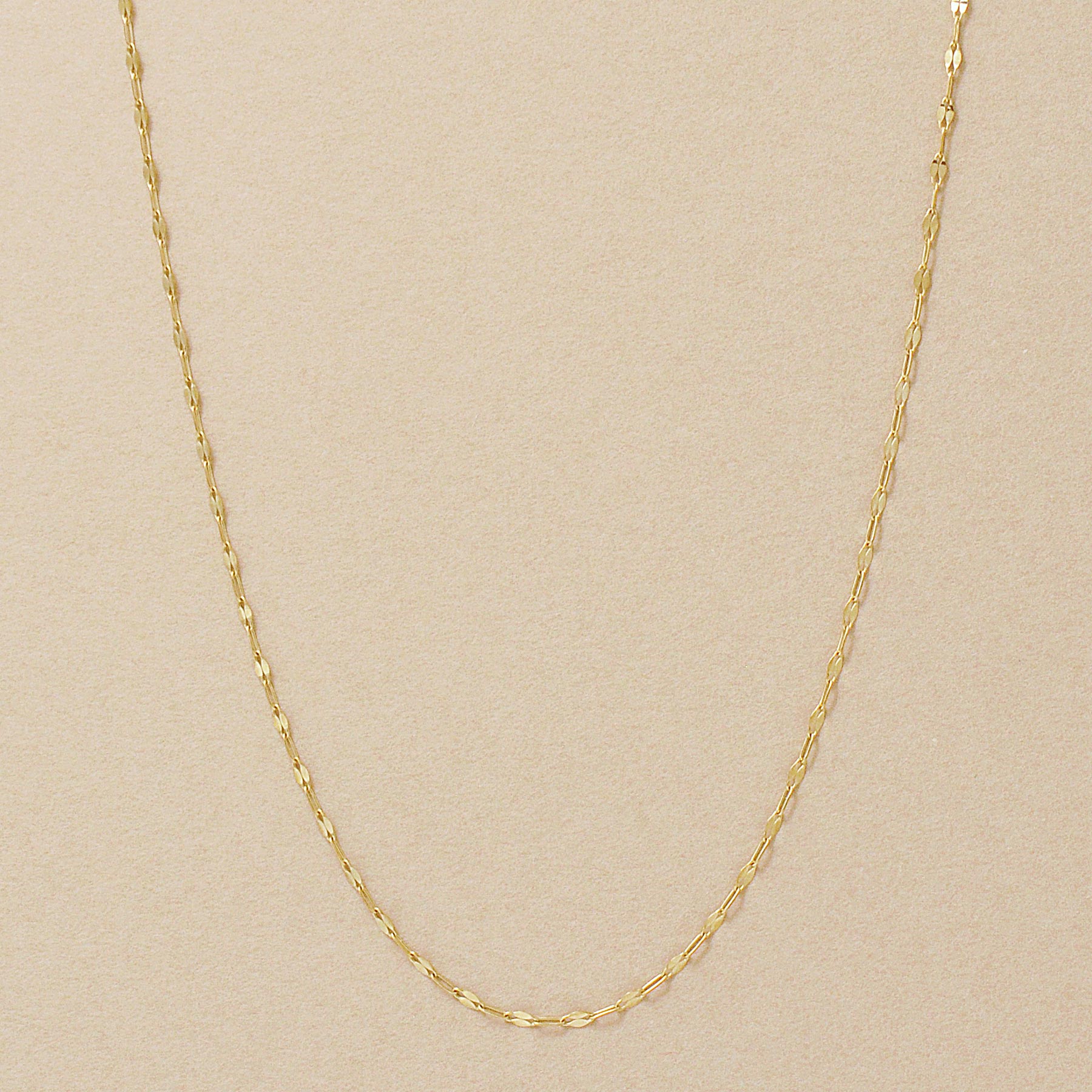 10K Petal Chain Necklace 60cm (Yellow Gold) - Product Image
