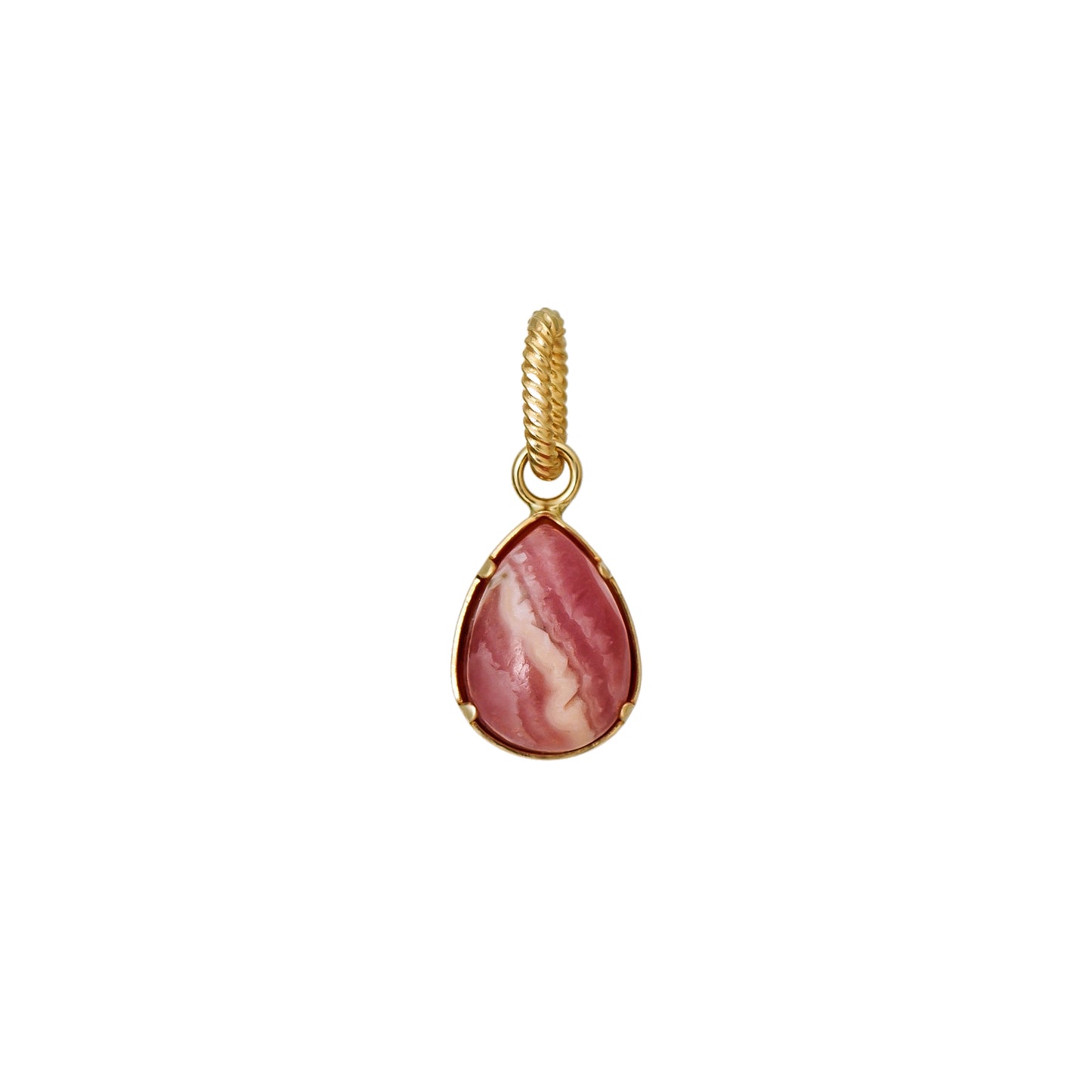 10K Inca Rose Necklace Charm (Yellow Gold) - Product Image