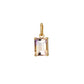 10K Ametrine Octagon Necklace Charm (Yellow Gold) - Product Image
