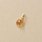 10K Citrine Necklace Charm (Yellow Gold) - Product Image