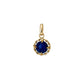 10K Lapis Lazuli Necklace Charm (Yellow Gold) - Product Image