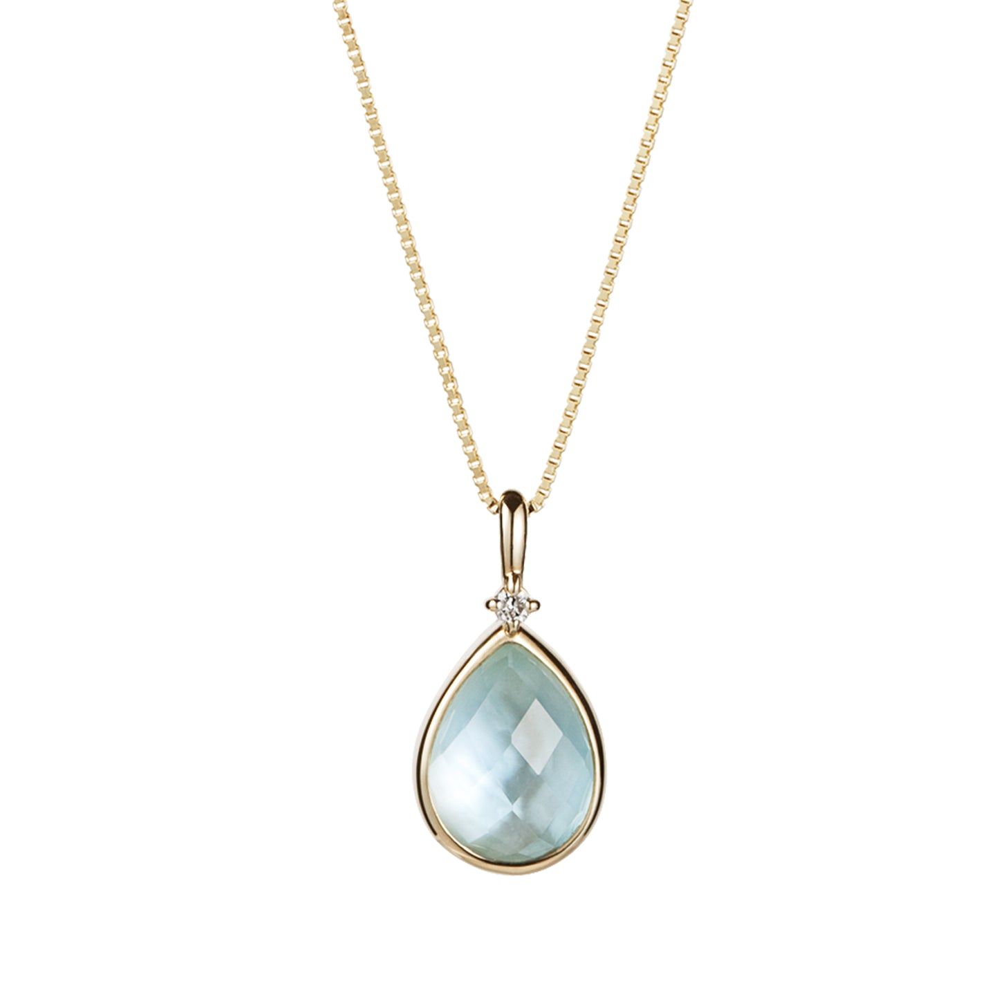 10K Yellow Gold Drop Candy Necklace - Product Image