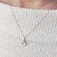 10K Yellow Gold Drop Candy Necklace - Model Image
