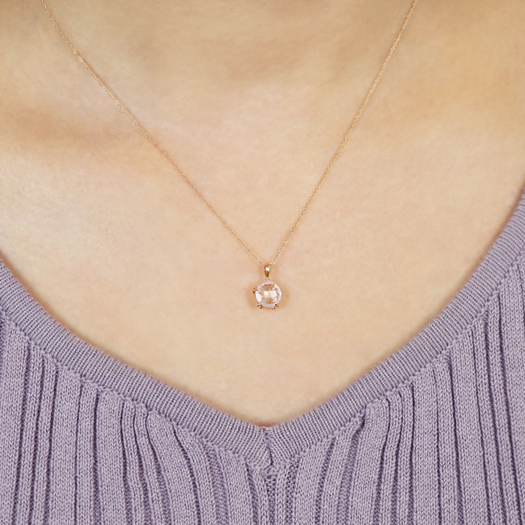 Birth Flower Jewelry] April - Cherry Blossoms Reversible