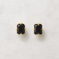 [Second Earrings] 18K Yellow Gold Onyx Earrings - Product Image