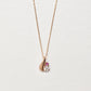 Simple Drop Necklace (Rose Gold) - Product Image