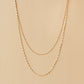 10K Yellow Gold Honey Cut Ball 3Way Long Necklace - Product Image