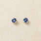 [Second Earrings] 18K Yellow Gold Tanzanite Earrings - Product Image
