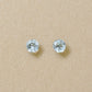 [Second Earrings] Platinum Blue Topaz Earrings - Product Image