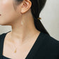 18K/10K Open Work Threader Earrings (Yellow Gold) - Model Image