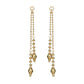 [Palette] Twin Mirror Earring Charms (10K Yellow Gold) - Product Image