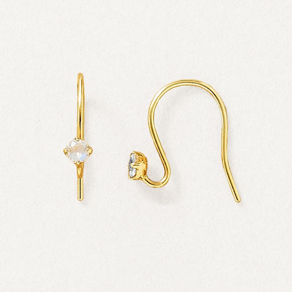 [Palette] 18K Yellow Gold Wire Base Earrings - Product Image