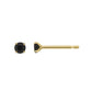 [Second Earrings] 18K Yellow Gold Black Spinel Earrings - Product Image