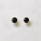 [Second Earrings] 18K Yellow Gold Black Spinel Earrings - Product Image