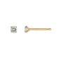 [Second Earrings] 18K Yellow Gold Aquamarine Earrings - Product Image