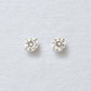 [Second Earrings] Platinum Cubic Zirconia Earring - Product Image