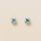 [Second Earrings] Platinum Aquamarine Earring - Product Image