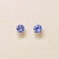 [Second Earrings] Platinum Tanzanite Earrings - Product Image